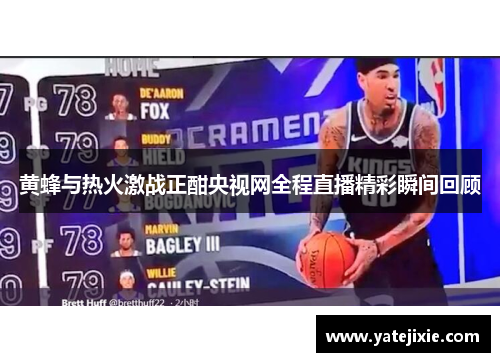 黄蜂与热火激战正酣央视网全程直播精彩瞬间回顾